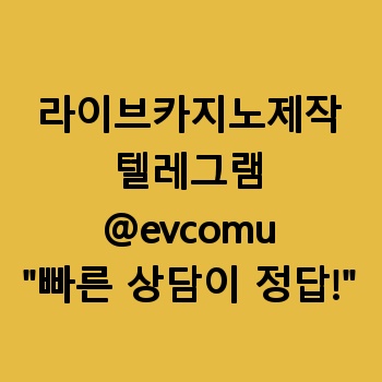 라이브카지노제작