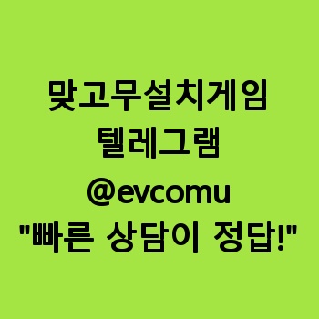 맞고무설치게임