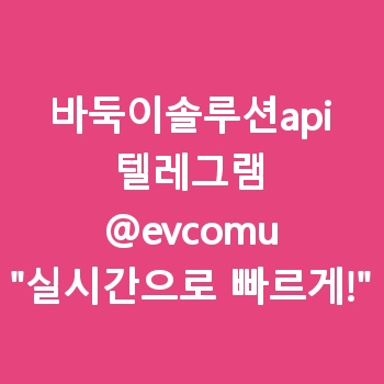 바둑이솔루션api