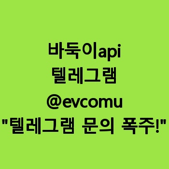 바둑이api