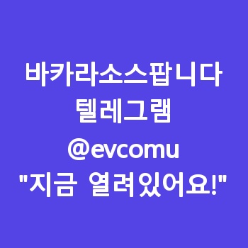 바카라소스팝니다