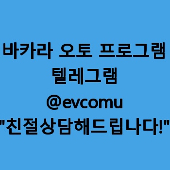 바카라 오토 프로그램