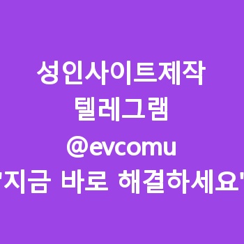 성인사이트제작