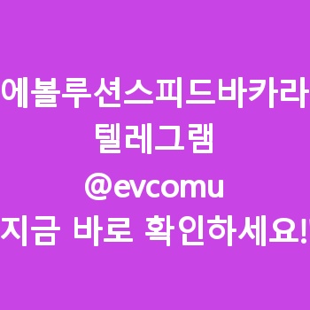 에볼루션스피드바카라