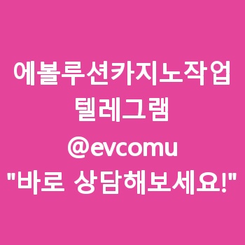에볼루션카지노작업