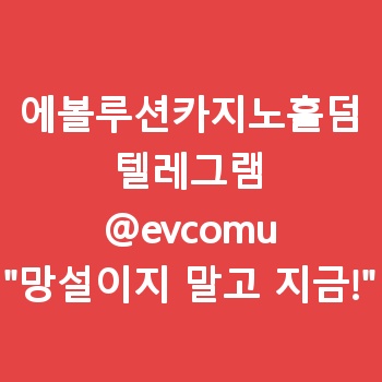 에볼루션카지노홀덤