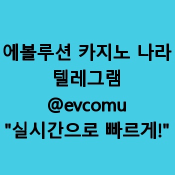 에볼루션 카지노 나라
