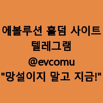 에볼루션 홀덤 사이트