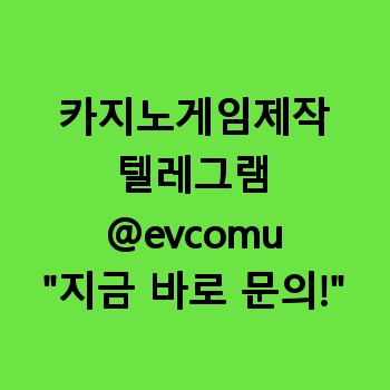 카지노게임제작