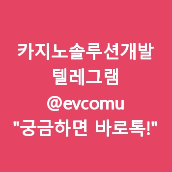 카지노솔루션개발