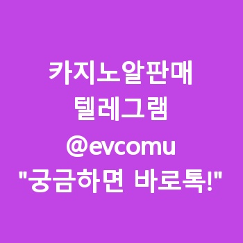 카지노알판매