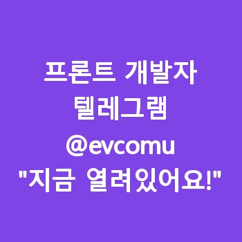 프론트 개발자
