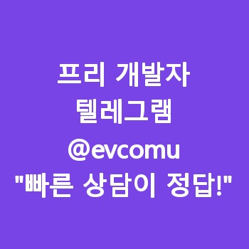 프리 개발자