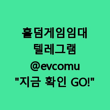 홀덤게임임대