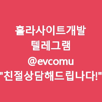 훌라사이트개발
